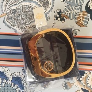 Tory Burch For Fitbit Metal Hinged Bracelet